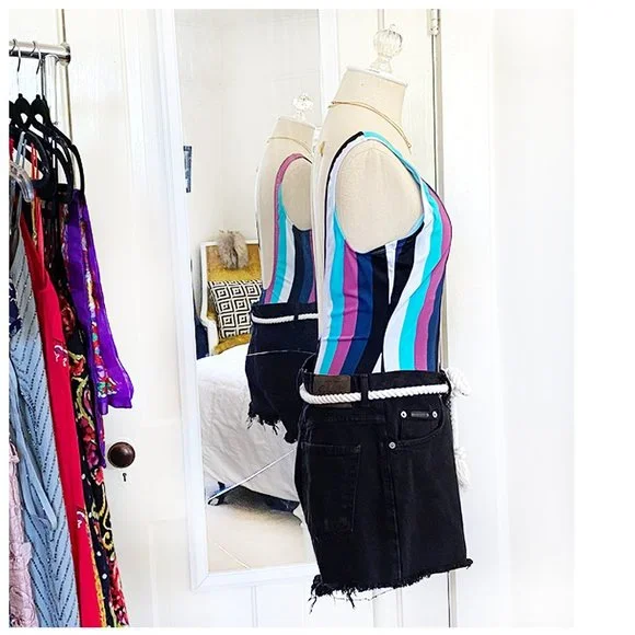 Vintage [ CALVIN KLEIN JEANS ] Cut Off Denim Shorts - Picture 3 of 8